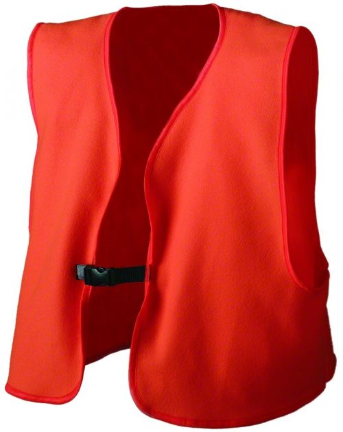 Polyester Fleece Blaze Orange Vest