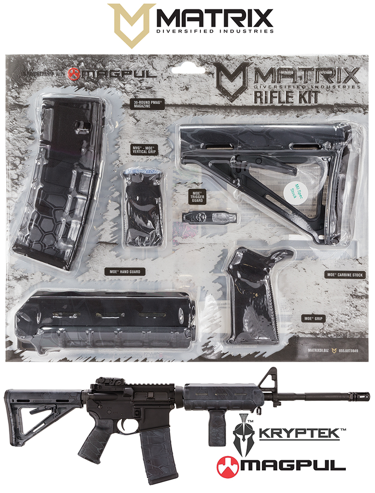 MDI MAGMIL37TY Magpul MilSpec AR15 Furniture Kit Typhon