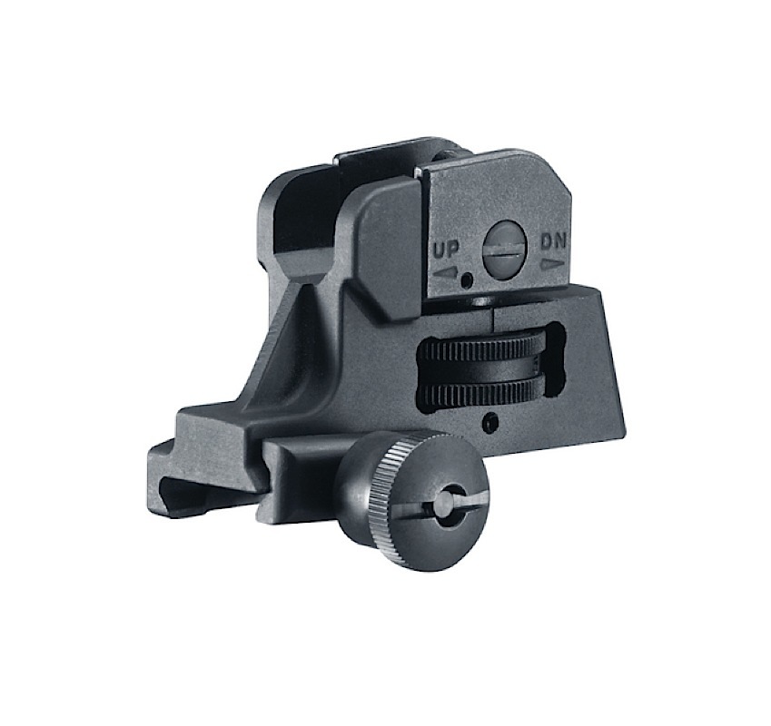 Walther Arms 576110 Rear Sight Tactical M4 & M16 Black