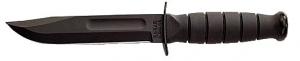 Kabar Knife w Fixed Clip Point Blade Leather Sheath