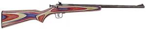 Crickett 253 .22lr Blued, Red-White-Blue laminated