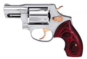 Taurus 85 .38 Spl 2" Stainless/Gold, Rosewood Grips