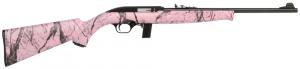 Mossberg 10 + 1 22 Long Rifle w/Blue Finish & Pink Marbled S