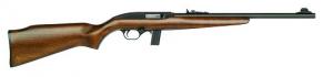 Mossberg 10 + 1 22 Long Rifle w/Blue Finish & Wood Stock