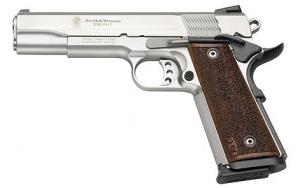Smith & Wesson 10 + 1 Round Matte Silver 9MM/5" Barrel/Adjus