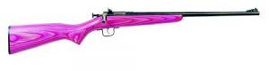 Crickett Single Shot 22 Long Rifle w/Blue Barrel/Pink Lamina