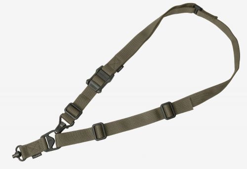 Magpul MS3 Single QD Sling GEN2 1.25 W Adjustable One-Two Point Ranger Green Nylon Webbing for Rifle