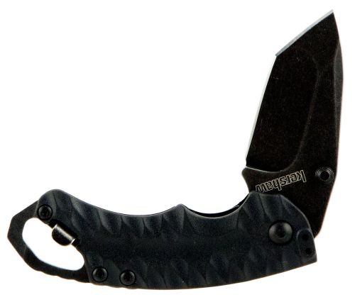 Kershaw #1 1/2 Shuffle 2.60 American Tanto Plain Black Oxide 8Cr14MoV SS FRN Black Handle Folding