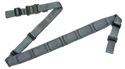 Magpul MS1 Sling 1.25-1.88 W x 48- 60 L Padded Two-Point Gray Nylon Webbing for Rifle