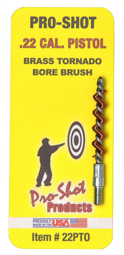 Pro-Shot Tornado Bore Brush .22 Cal Pistol 8-32 Bronze