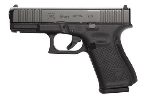 Glock G19 Gen5 Compact MOS 10 Rounds 9mm Pistol