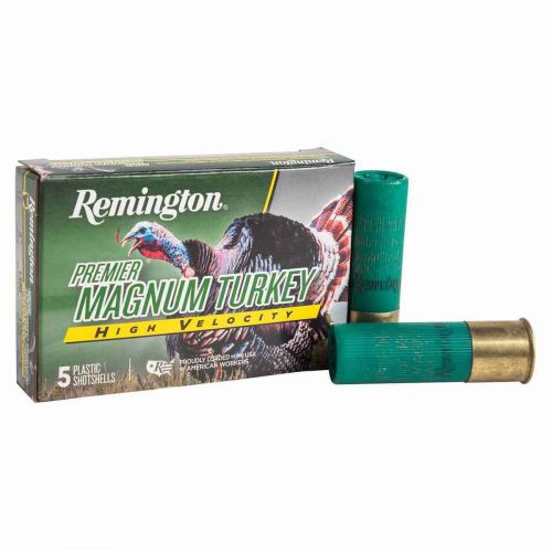 Remington Premier High-Velocity Magnum Turkey Ammo 12 Gauge 3.5  2 oz  #5 shot  Box