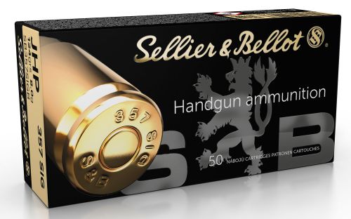 Sellier & Bellot Handgun 357 Sig 124 GR Jacketed Hollow Point (JHP) 50 Bx/ 20 Cs