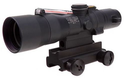 Trijicon 3x30 Compact ACOG Scope, Dual Illuminated Red Crosshair 300BLK 115/220gr. Ballistic Reticle w/ Colt Knob Thumbscrew M