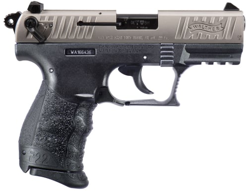 Walther Arms P22 Q Black/Nickel 22 Long Rifle Pistol