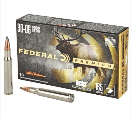 Federal Vital-Shok Nosler Partition 20RD 165gr .30-06 Springfield