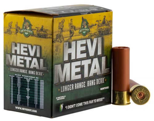 HEVI-Round 38004 Hevi-Metal Longer Range 12 GA 3 1 1/4 oz 4 Round 25 Bx/ 10 Cs