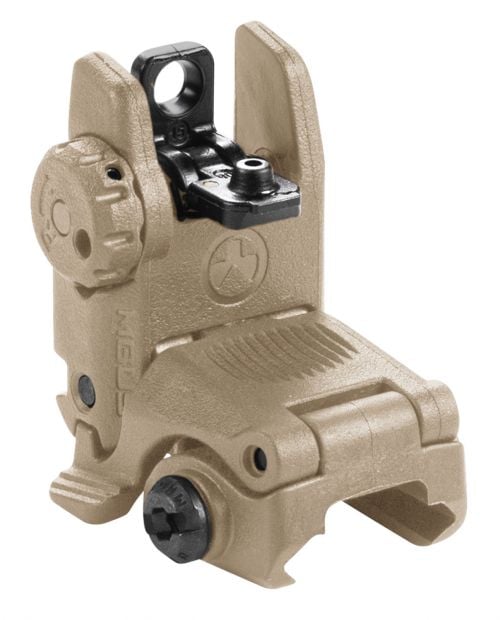 Magpul MBUS Rear Sight AR15/M16 Flat Dark Earth Folding Polymer