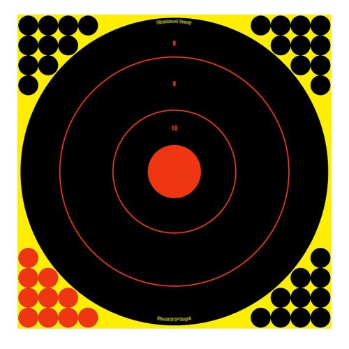 Birchwood Casey Shoot-N-C Bullseye Hanging Adhesive Paper Target 17.25 12 Per Pack