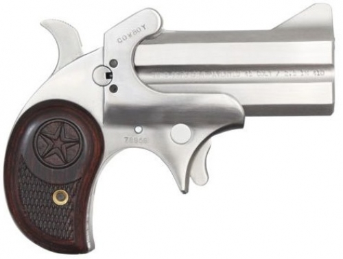Bond Arms Cowboy Defender 357 Magnum, 3 Barrel, Laminated Rosewood Grip, 2 Rounds