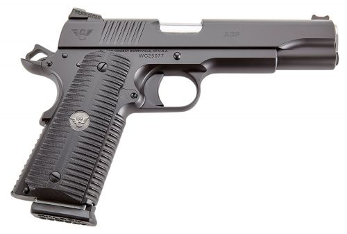 Wilson Combat ACP Full-Size SAO 9mm Luger 5 10+1 Black Armor-Tuff Carbon Steel Black G10 Eagle Claw Grip