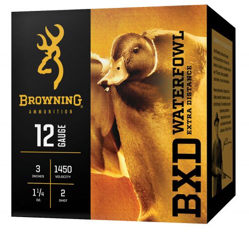 Browning Ammo BXD Waterfowl 12 Gauge 3.5 1 1/2 oz 2 Shot 25 Bx/ 10 Cs