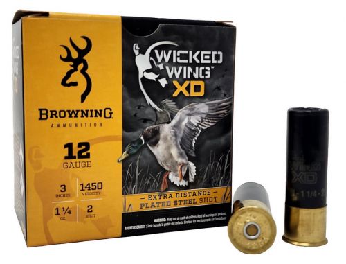 Browning Ammo BXD Waterfowl 12 Gauge 3 1 1/4 oz 2 Shot 25 Bx/ 10 Cs