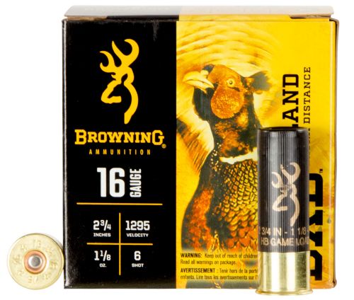 Browning Ammo BXD Upland 16 Gauge 2.75 1 1/8 oz 6 Shot 25 Bx/ 10 Cs