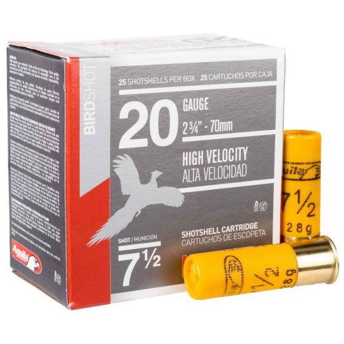 Aguila Field 20 Gauge 2.75 1 oz 7.5 Shot 25 Bx/ 10 Cs