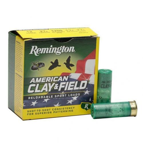 Remington  HT128 American Clay & Field Sport 12 Gauge Ammo  2.75 1 1/8 oz  #8 Shot 25rd box