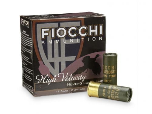 Fiocchi High Velocity 12 Gauge 2.75 1 1/4 oz 8 Shot 25 Bx/ 10 Cs