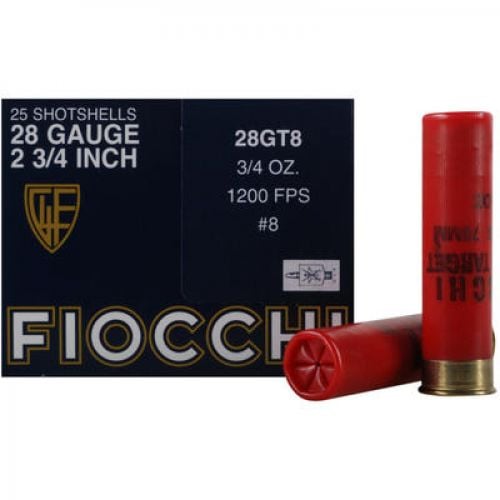 Fiocchi Game & Target 28 Gauge 2.75 3/4 oz 8 Round 25 Bx/ 10 Cs