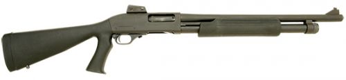 Interstate Arms Pump 12 ga 18.5 3 GRS Black Syn Stock