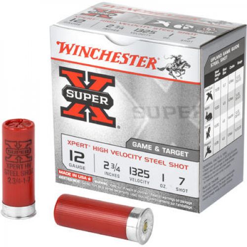 Winchester  Xpert High Velocity Steel 12 Gauge 2.75 1 oz #7 Shot 25rd box