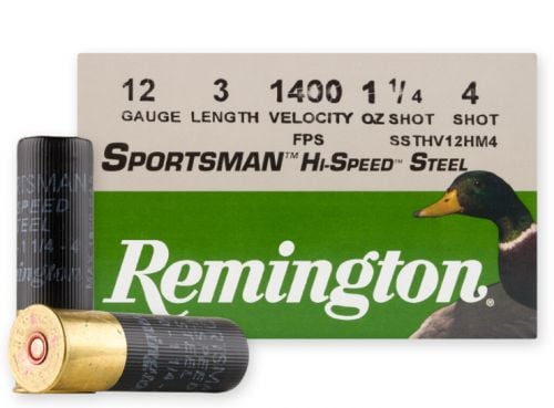 Remington Ammunition Sportsman 12 GA 3 1 1/4 oz 4 Round 25 Bx/ 10 Cs