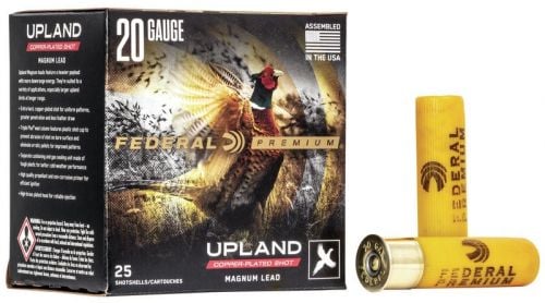 Federal Premium Upland Wing-Shok Magnum 20 Gauge 3 1-1/4 oz 6 Shot 25 Bx/ 10 Cs