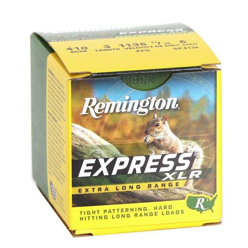 Remington Express XLR 410 Gauge Ammo 3 11/16 oz #6 Shot 25 round box