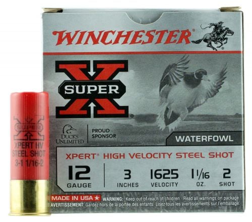 Winchester Ammo Super X Xpert High Velocity 12 Gauge 3 1 1/16 oz 2 Shot 25 Bx/ 10 Cs