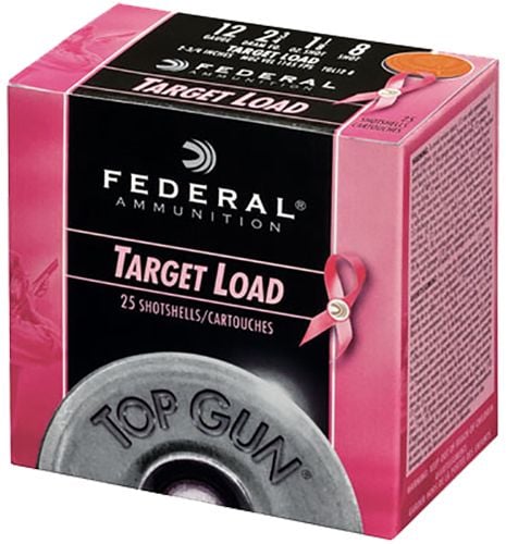 Federal Top Gun Special Edition Pink 12 Gauge 2.75 1 1/8 oz 8 Shot 25 Bx/ 10 Cs