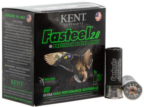 Kent Cartridge Fasteel 12 GA 2.75 1 1/8 oz 6 Round 25 Bx/ 10 Cs