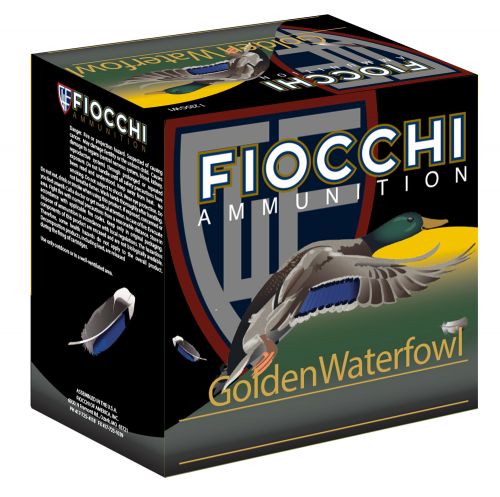 Fiocchi Golden Waterfowl 12 Gauge 3 1 1/4 oz 4 Shot 25 Bx/ 10 Cs