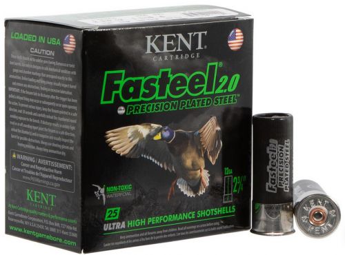 Kent Cartridge Fasteel 12 Gauge 2.75 1 1/8 oz 5 Shot 25 Bx/ 10 Cs