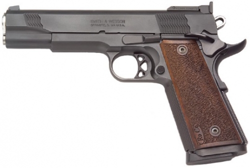 Smith & Wesson 1911 Performance Center 45 ACP 5 8 +1 Wood Grip Black Finish