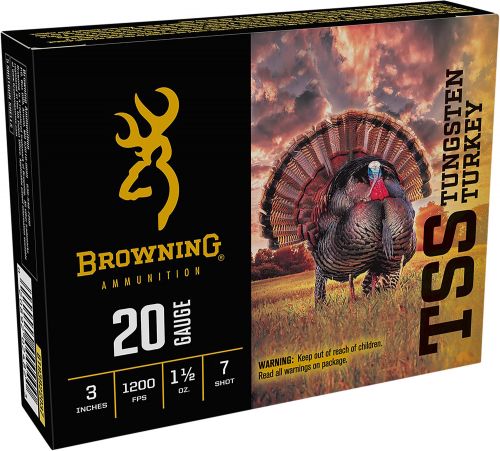 Browning Ammo TSS Tungsten 20 Gauge 3 1 1/2 oz 7 Shot 5 Bx/ 10 Cs