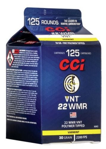 CCI Varmint 22 Mag 30 gr Varmint Tipped 125 Bx/ 5 Cs