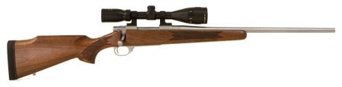 Howa-Legacy 1500 Standard Hunter 6.5 CRD 5+1 22 Threaded Barrel Walnut Stainless Steel Right Hand