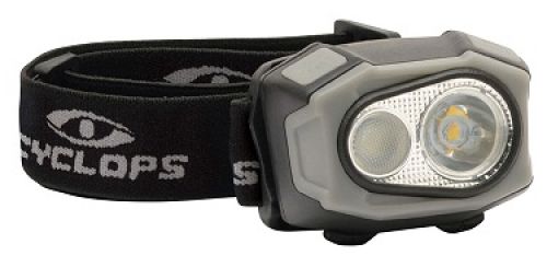 Cyclops eFlex 400 Headlamp 400 Lumens Cree LED Black Rechargeable Lithium