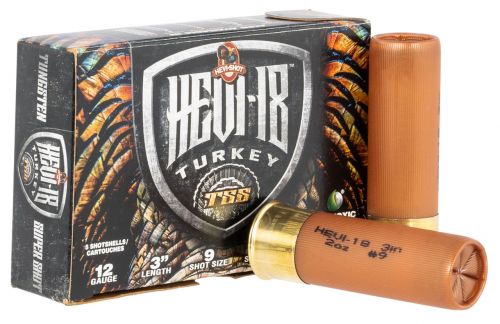 Hevi-Shot Hevi-18 Turkey  Ammo 12ga  3 #9 Non-Toxic 2oz 5rd box