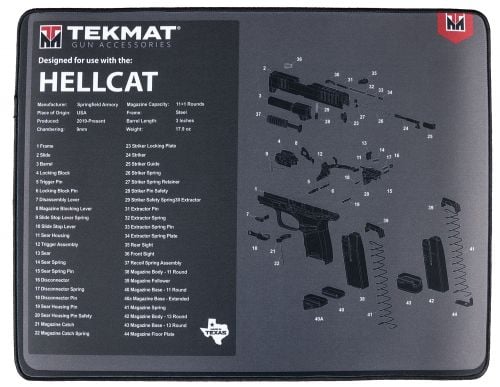 TekMat TEKR20HELLCAT Ultra Premium Cleaning Mat Springfield Hellcat