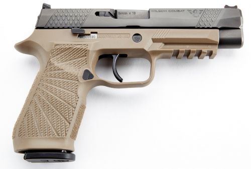 Wilson Combat P320 Tan/Black Action Tuned Curved Trigger 9mm Pistol